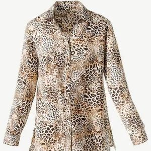 CHICO, SZ 2, Animal Silky Chic Tunic, NWT